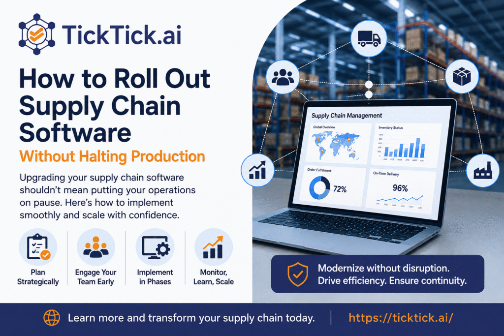 How to Roll Out Supply Chain Software