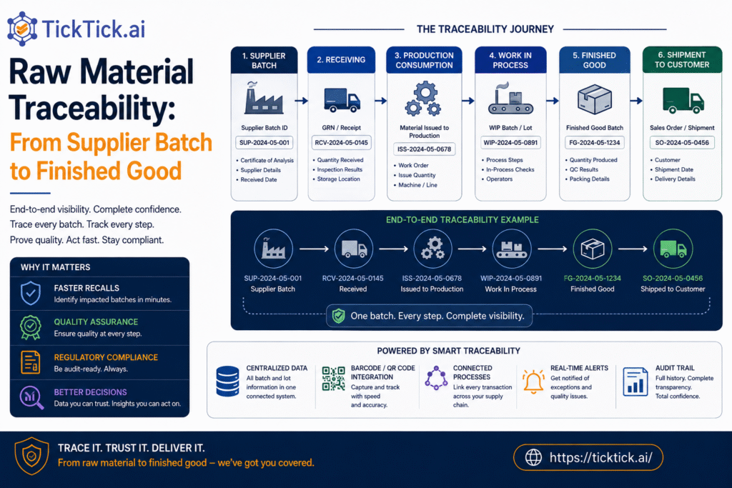 Raw Material Traceability