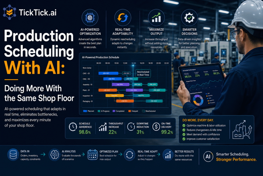 Production Scheduling With AI