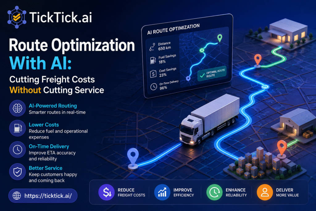 AI route optimization